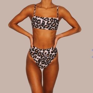 Aurelle Miami Cheetah Bikini (NEVER WORN)